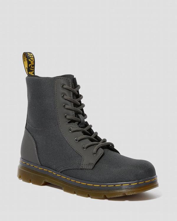 Dr Martens Dětské Kotníkové Boty Youth Combs Šedé, CZ-023915